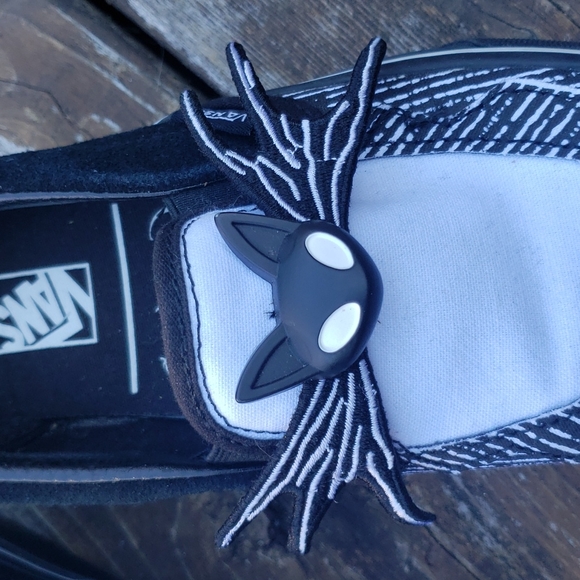 Vans x Disney Night Before Christmas Classic Slip-On Shoes Jack Skellington sz 5 - Picture 10 of 16